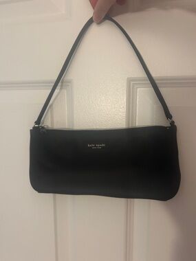 kate spade nylon black mini shoulder bag — EUC